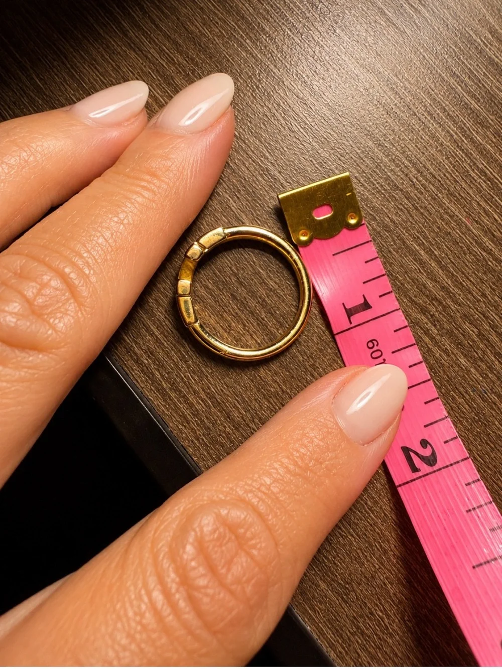 Gold Pavé T-Detail Open Ring - Women Jewelry